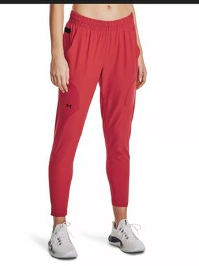 Under Armour Women's Red UNSTOPPABLE Jogger Track Pants M NWOT